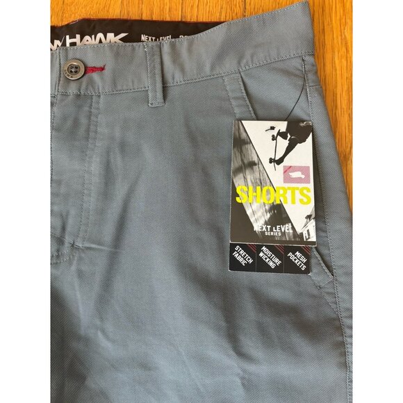 NWT Tony Hawk Mens Size 32 Next Level Series Gray Shorts Skateboard 12" Inseam - Picture 2 of 5